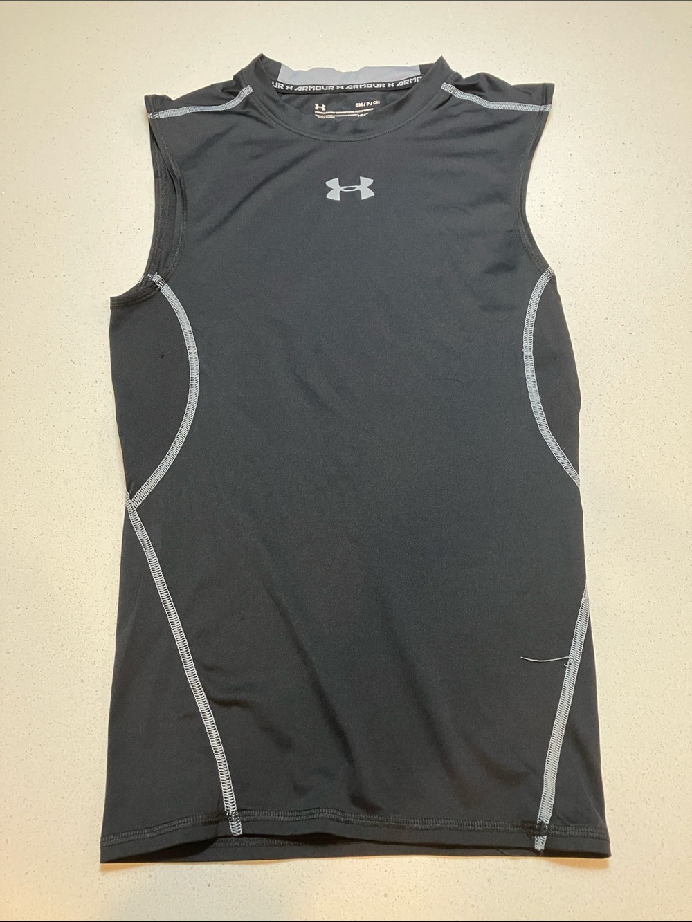 Under Armour Black Sleeveless Performance Compression Shirt